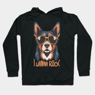 Rock n Roll Dog Hoodie